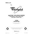 WHIRLPOOL RE960PXPW1 Parts Catalog