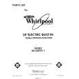 WHIRLPOOL RB130PXV1 Parts Catalog