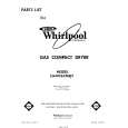 WHIRLPOOL LG4936XMW1 Parts Catalog