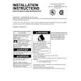 WHIRLPOOL DRB1802AW Installation Manual