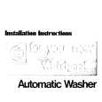 WHIRLPOOL LA6800XKW0 Installation Manual