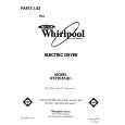 WHIRLPOOL LE5720XSG1 Parts Catalog
