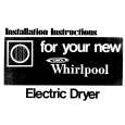 WHIRLPOOL LE7000XKW0 Installation Manual