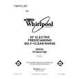 WHIRLPOOL RF3600XYN0 Parts Catalog