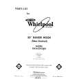 WHIRLPOOL RH2630XLW0 Parts Catalog