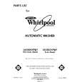 WHIRLPOOL LA5800XPW1 Parts Catalog