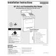 WHIRLPOOL VSF303PEKQ3 Installation Manual