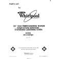 WHIRLPOOL SF0105EPW0 Parts Catalog