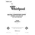 WHIRLPOOL RE963PXKT1 Parts Catalog