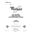 WHIRLPOOL RF3020XVN3 Parts Catalog