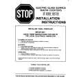 WHIRLPOOL KECT305VBL0 Installation Manual