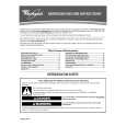WHIRLPOOL GT1SHTXMT04 Owners Manual
