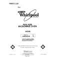WHIRLPOOL MW8650XR0 Parts Catalog