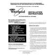 WHIRLPOOL SF0105EPW0 Installation Manual