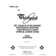 WHIRLPOOL SE950PERW6 Parts Catalog