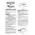 WHIRLPOOL GCE2900XSN1 Installation Manual