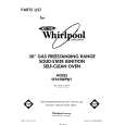 WHIRLPOOL SF365BEPW1 Parts Catalog