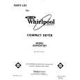 WHIRLPOOL LE4930XTW2 Parts Catalog