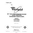 WHIRLPOOL SF301BSRW1 Parts Catalog