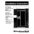 WHIRLPOOL KSSS48MDX03 Installation Manual