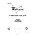 WHIRLPOOL GCE2100XMW2 Parts Catalog