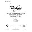 WHIRLPOOL SF375BEPW7 Parts Catalog