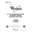 WHIRLPOOL SF3100ERW3 Parts Catalog