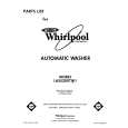 WHIRLPOOL LA5530XTW1 Parts Catalog