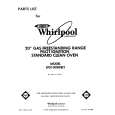 WHIRLPOOL SF0100SRW2 Parts Catalog