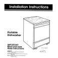 WHIRLPOOL DP840CWDW0 Installation Manual
