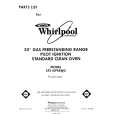 WHIRLPOOL SF310PSRW0 Parts Catalog