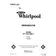 WHIRLPOOL ET19JKXLWR1 Parts Catalog