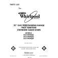 WHIRLPOOL SF314PSRW3 Parts Catalog