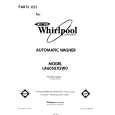 WHIRLPOOL LA6058XSW0 Parts Catalog