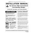WHIRLPOOL CGL1125ADH Installation Manual