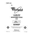 WHIRLPOOL MW8900XS5 Parts Catalog