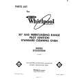 WHIRLPOOL SF3020SKN0 Parts Catalog
