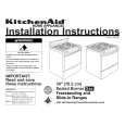 WHIRLPOOL KGRT600HBT4 Installation Manual