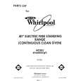 WHIRLPOOL RF4400XLW3 Parts Catalog