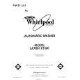 WHIRLPOOL LA7801XTF0 Parts Catalog