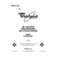 WHIRLPOOL RF3600XXW1 Parts Catalog