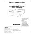 WHIRLPOOL KEWD105HBT4 Installation Manual