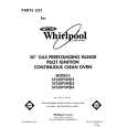 WHIRLPOOL SF330PSRW4 Parts Catalog