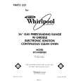 WHIRLPOOL SF5340ERF0 Parts Catalog