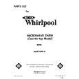 WHIRLPOOL RJM76000 Parts Catalog