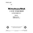 WHIRLPOOL KSM90MC4 Parts Catalog