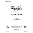 WHIRLPOOL EV190NXWW00 Parts Catalog