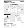 WHIRLPOOL KERC607HBL10 Installation Manual