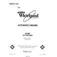 WHIRLPOOL LA7700XSW0 Parts Catalog