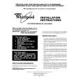 WHIRLPOOL SF5100EKW1 Installation Manual